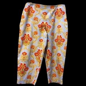 Talbots‎ 12 Petite floral capri pants